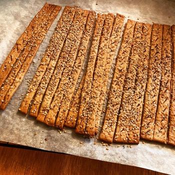 Abraham Sourdough discard crackers first overview