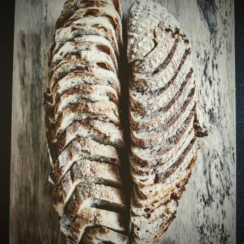 Allspice Berry Bread first slice