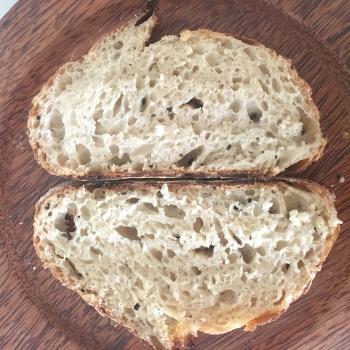 Ancient Sourdough loaves and pizza second slice