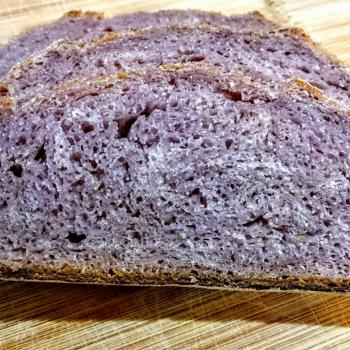 Champei  I made different kind of breads using my spelt starter. first slice