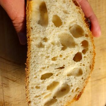 Grandpa Artisanal Bread first slice
