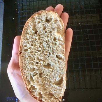 Kvasimodo Bread - Classic first slice