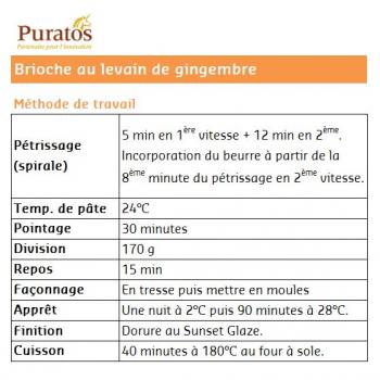 Levain au gingembre Brioche first slice