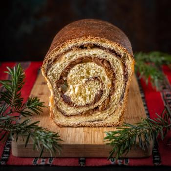 Maya Romanian Sourdough Sweet Bread (Cozonac cu maia) first overview