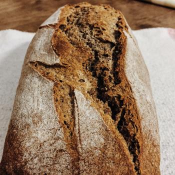 Nené Pan en molde de Sarraceno y Centeno first slice
