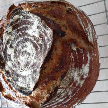 Spirito Mild Tartine Bread first slice