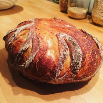 Steingrímur Sunday oatmeal sourdough bread second overview