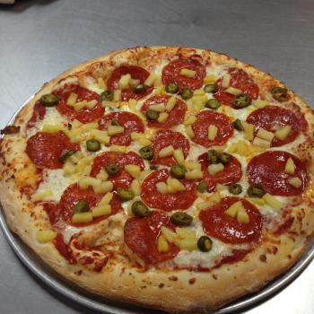 That's A Some Starter Sourdough Pizza! second slice