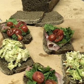 Traveler Bread first slice